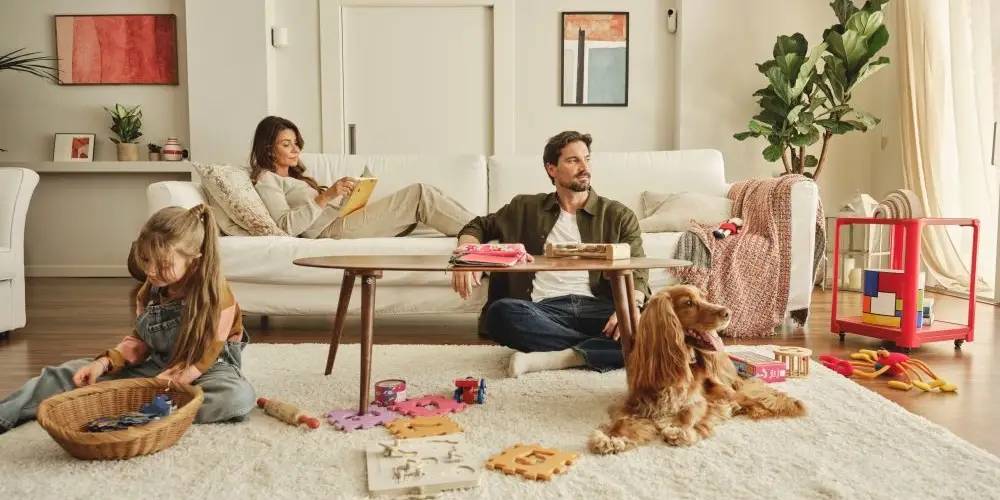 Happy family protected by Verisure Happy family protected by Verisure