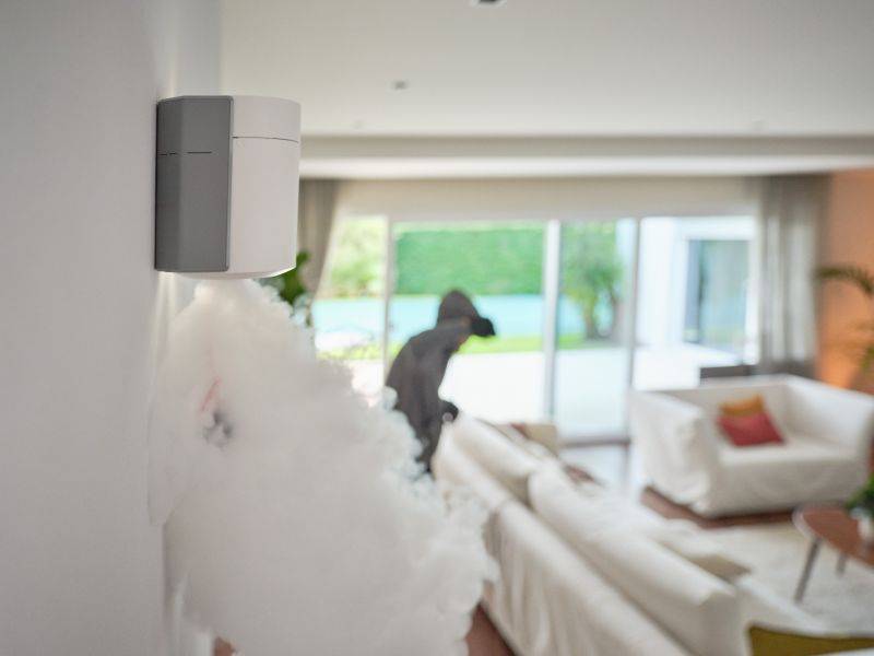 ZeroVision alarm interrupts burglary