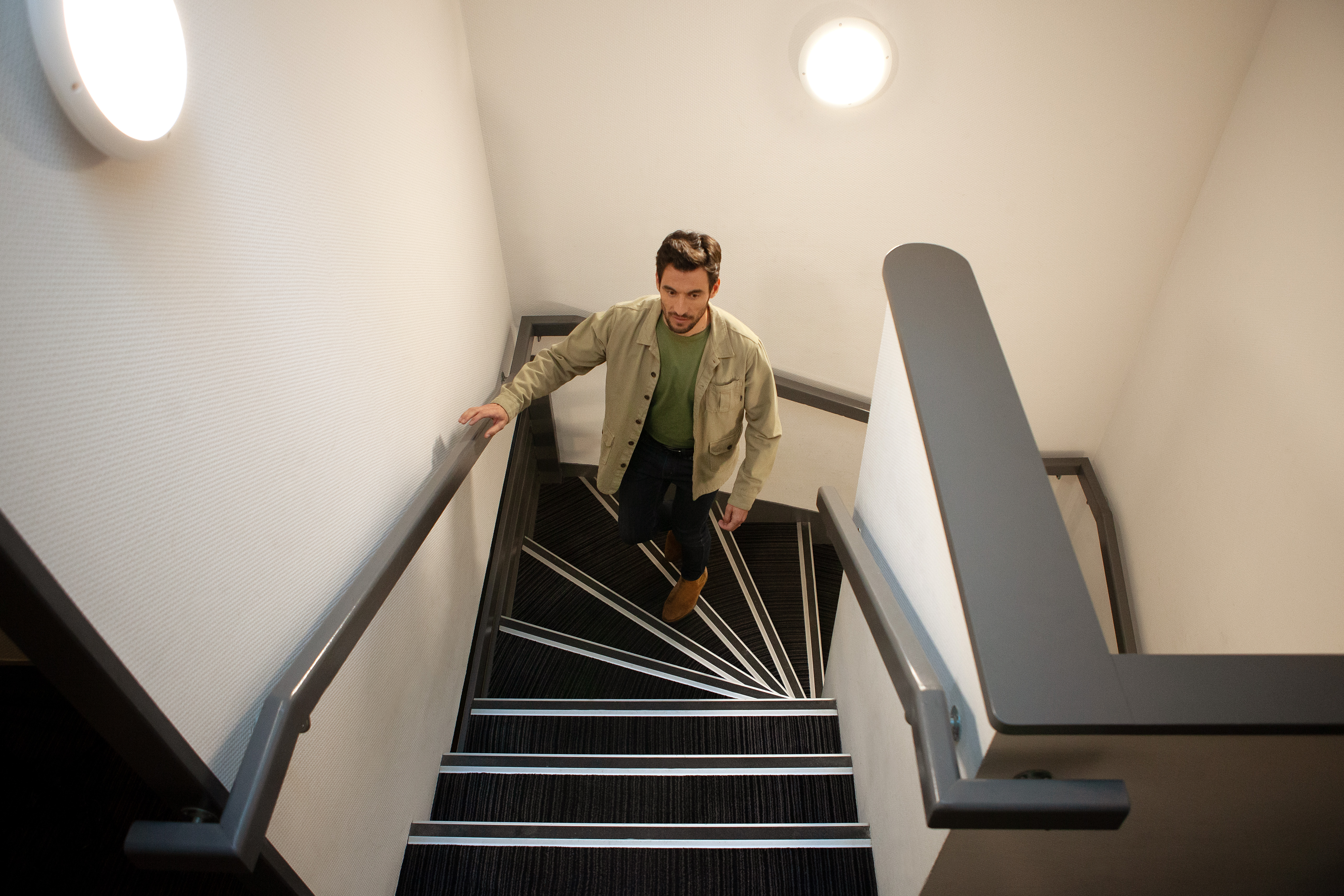 well lit protected room